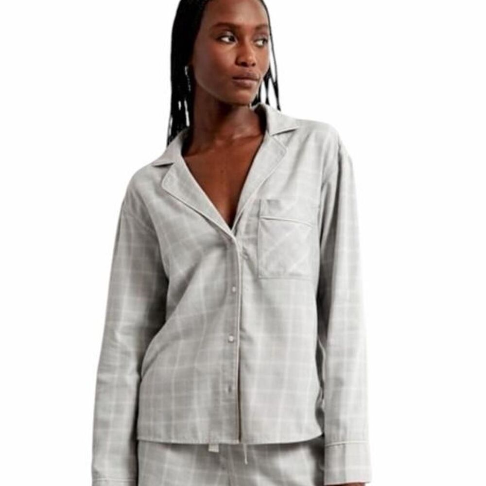 Abercrombie & Fitch plaid pajama set - PANTS and long sleeve top